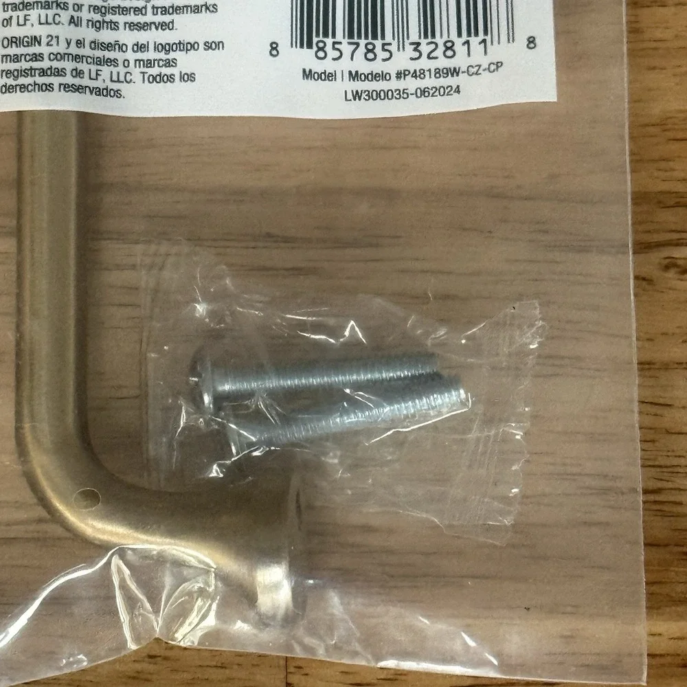 Origin 21 Emma 5-1/16-in 128mm Center to Center Champagne Bronze Drawer Pull 2pk